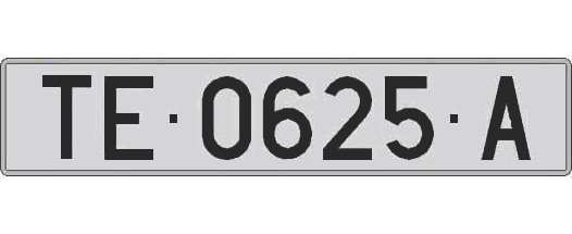 TE0625A matricula larga