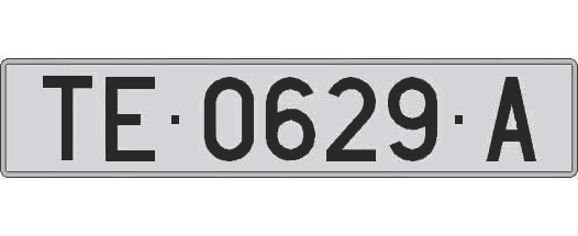 TE0629A matricula larga