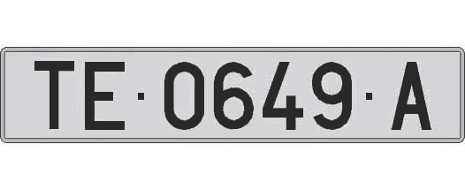 TE0649A matricula larga