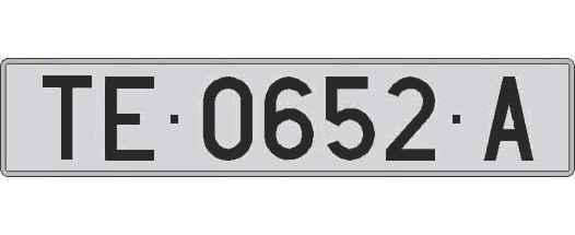 TE0652A matricula larga