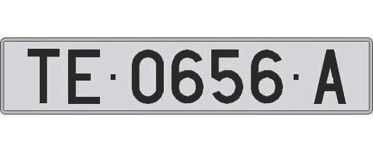 TE0656A matricula larga
