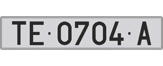 TE0704A matricula larga