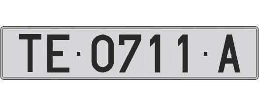 TE0711A matricula larga