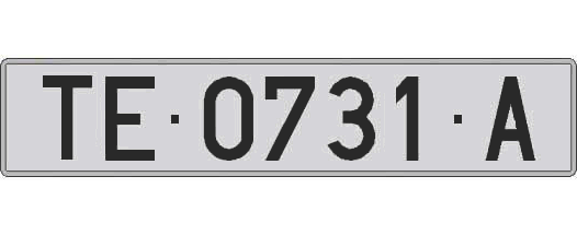 TE0731A matricula larga