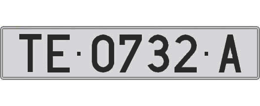 TE0732A matricula larga