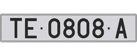 TE0808A matricula larga