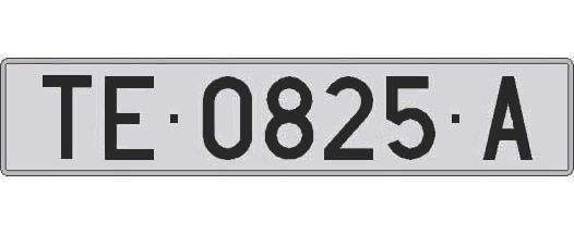 TE0825A matricula larga