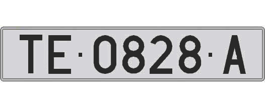 TE0828A matricula larga