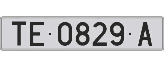TE0829A matricula larga