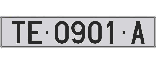 TE0901A matricula larga