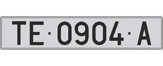 TE0904A matricula larga