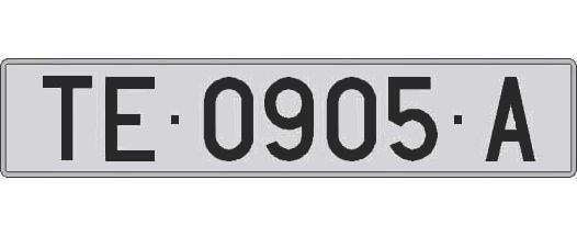 TE0905A matricula larga