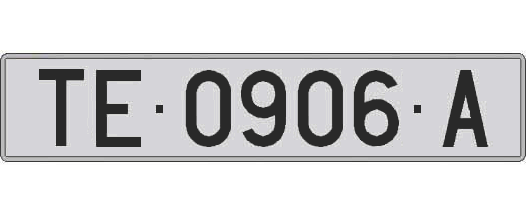TE0906A matricula larga