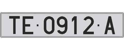 TE0912A matricula larga
