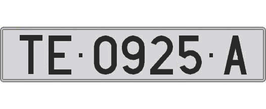 TE0925A matricula larga