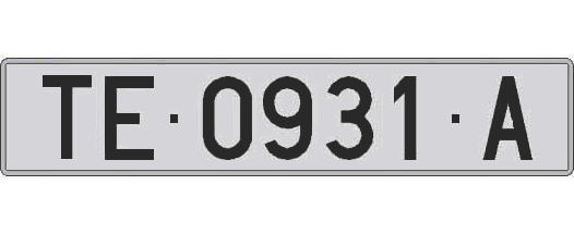 TE0931A matricula larga