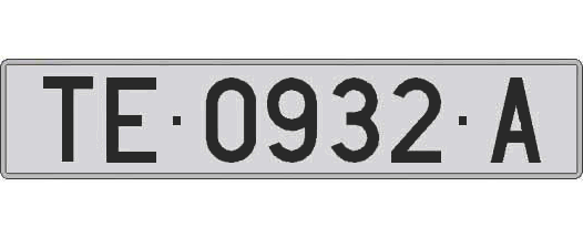 TE0932A matricula larga