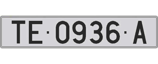 TE0936A matricula larga