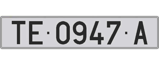 TE0947A matricula larga