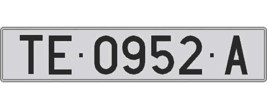 TE0952A matricula larga