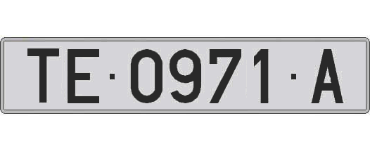 TE0971A matricula larga