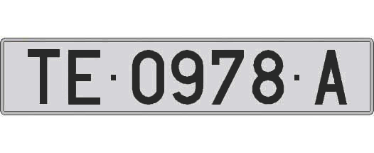 TE0978A matricula larga