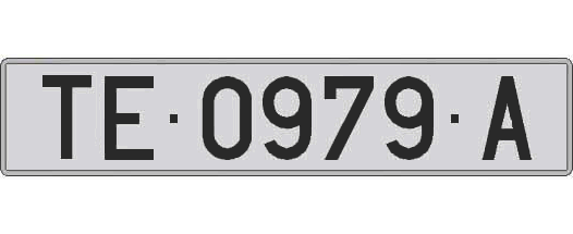 TE0979A matricula larga