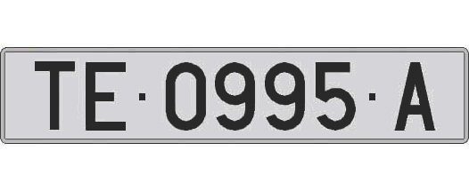 TE0995A matricula larga