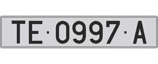 TE0997A matricula larga