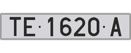 TE1620A matricula larga
