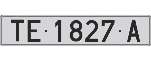 TE1827A matricula larga