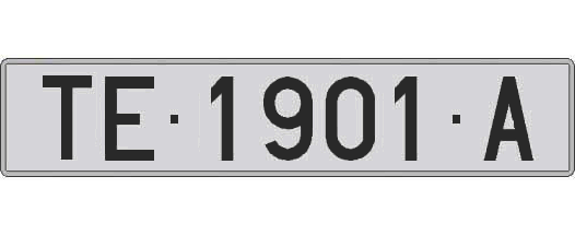 TE1901A matricula larga