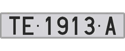 TE1913A matricula larga