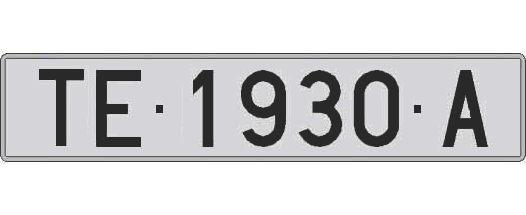 TE1930A matricula larga