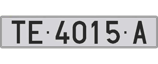 TE4015A matricula larga