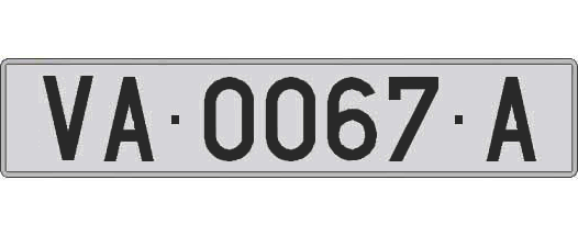 VA0067A matricula larga