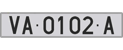 VA0102A matricula larga