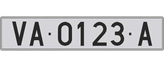 VA0123A matricula larga