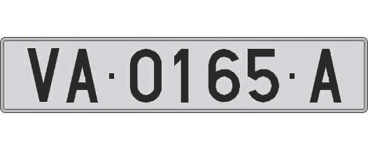 VA0165A matricula larga