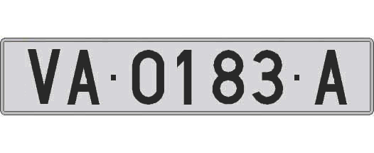 VA0183A matricula larga