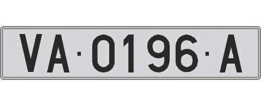 VA0196A matricula larga