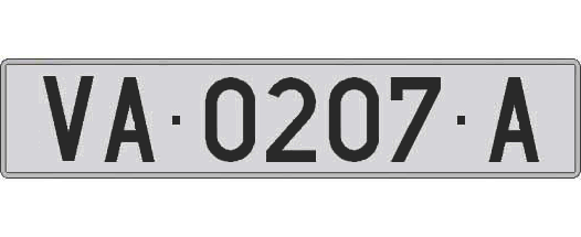 VA0207A matricula larga