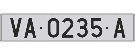 VA0235A matricula larga