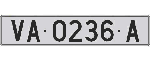 VA0236A matricula larga