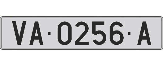 VA0256A matricula larga