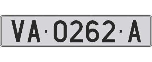VA0262A matricula larga