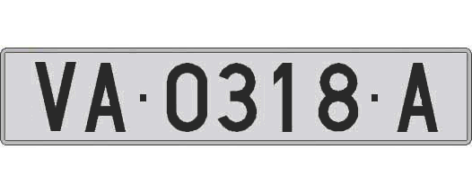VA0318A matricula larga