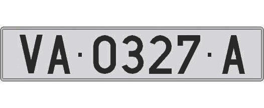 VA0327A matricula larga