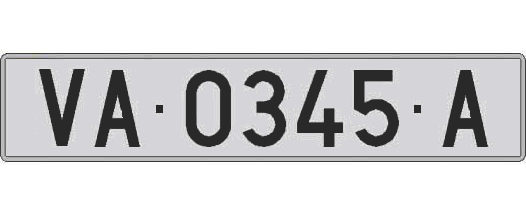VA0345A matricula larga