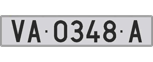 VA0348A matricula larga